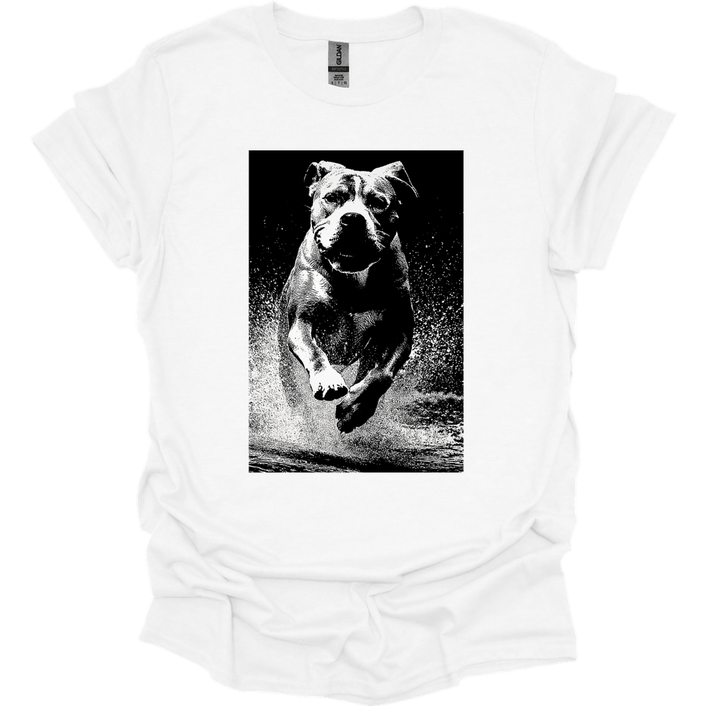 Mastiff - Puddle Dog T-Shirt - White
