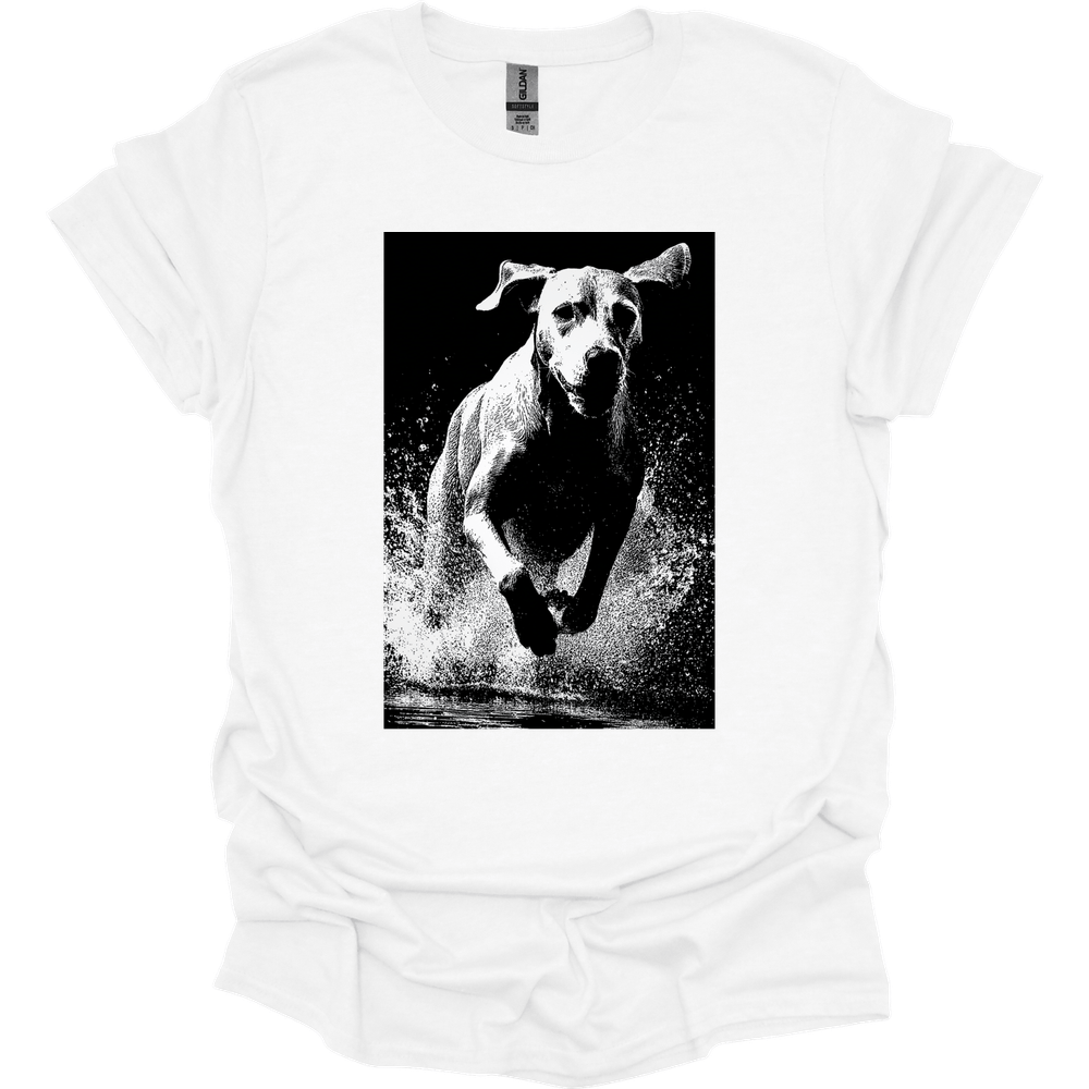 Bracco Italiano - Puddle Dog T-Shirt - White