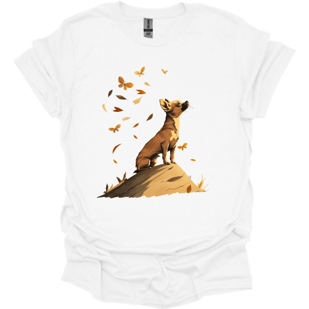 Chihuahua - Fall Dog T-Shirt - White