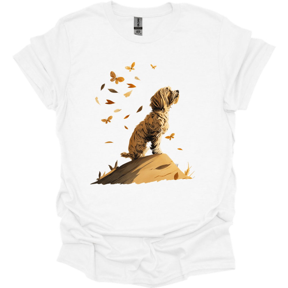 Havanese - Fall Dog T-Shirt - White