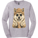 Akita - Hipster Dog Long Sleeve