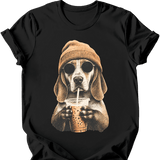 American Foxhound - Hipster Dog T-Shirt