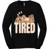 American Staffordshire Terrier - Tired Dog Long Sleeve