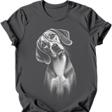 American Foxhound - Tilted Dog T-Shirt