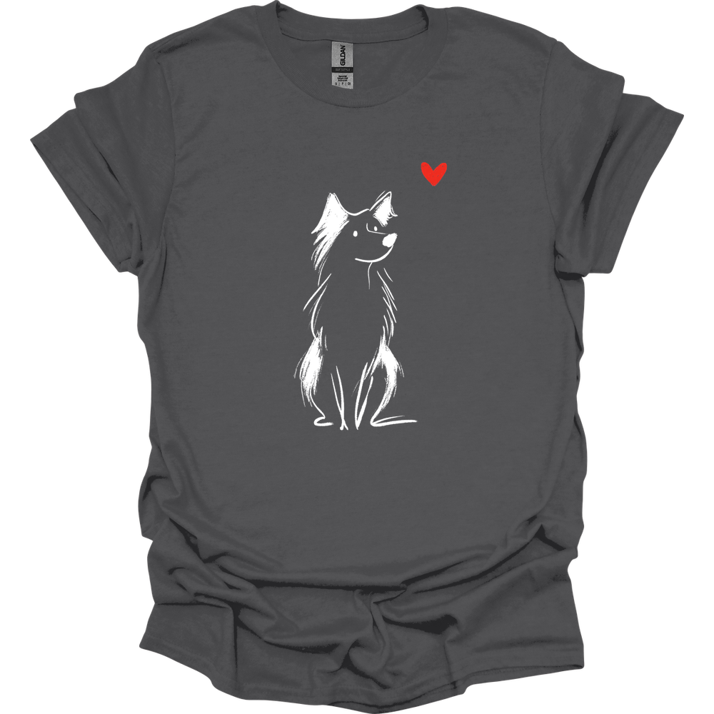 Australian Shepherd - Sketch Dog T-Shirt