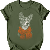 Basenji - Winter Dog T-Shirt