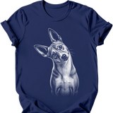 Basenji - Tilted Dog T-Shirt
