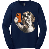 Beagle - Selfie Dog Long Sleeve