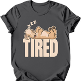 Bedlington Terrier - Tired Dog T-Shirt
