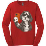Bernedoodle - Selfie Dog Long Sleeve