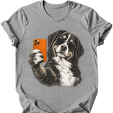 Bernese Mountain Dog - Selfie Dog T-Shirt