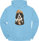 Border Collie - Hipster Dog Hoodie