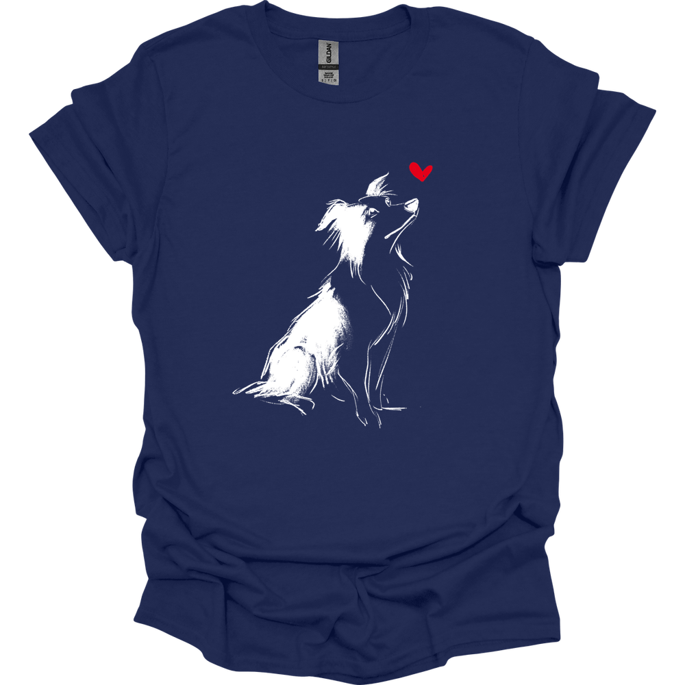 Border Collie - Sketch Dog T-Shirt