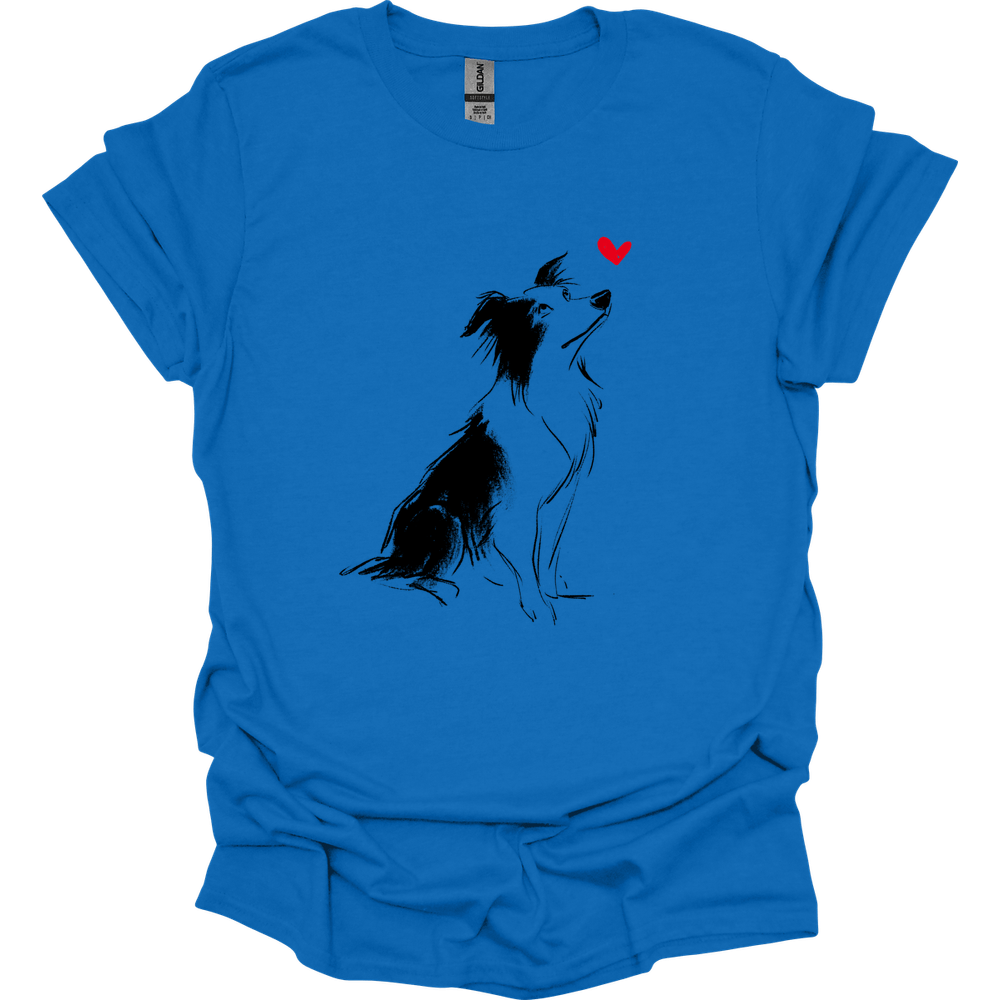 Border Collie - Sketch Dog T-Shirt