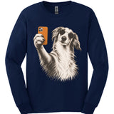 Borzoi - Selfie Dog Long Sleeve