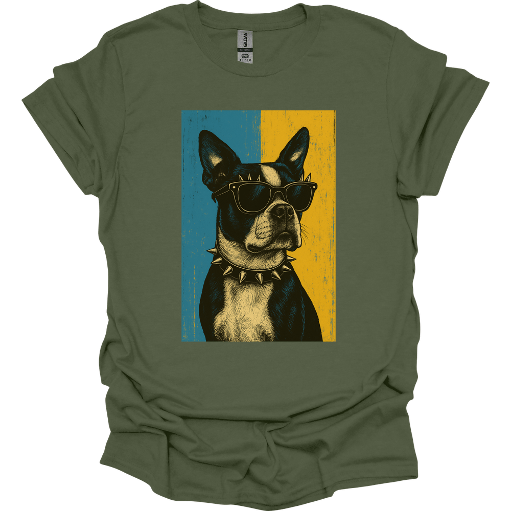 Boston Terrier - Punk Dog T-Shirt