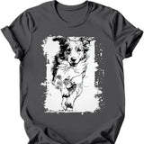 Brittany - Running Dog T-Shirt