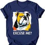 Bulldog - Excuse Me Dog T-Shirt