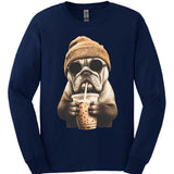 Bulldog - Hipster Dog Long Sleeve