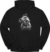 Bulldog - Tilted Dog Hoodie