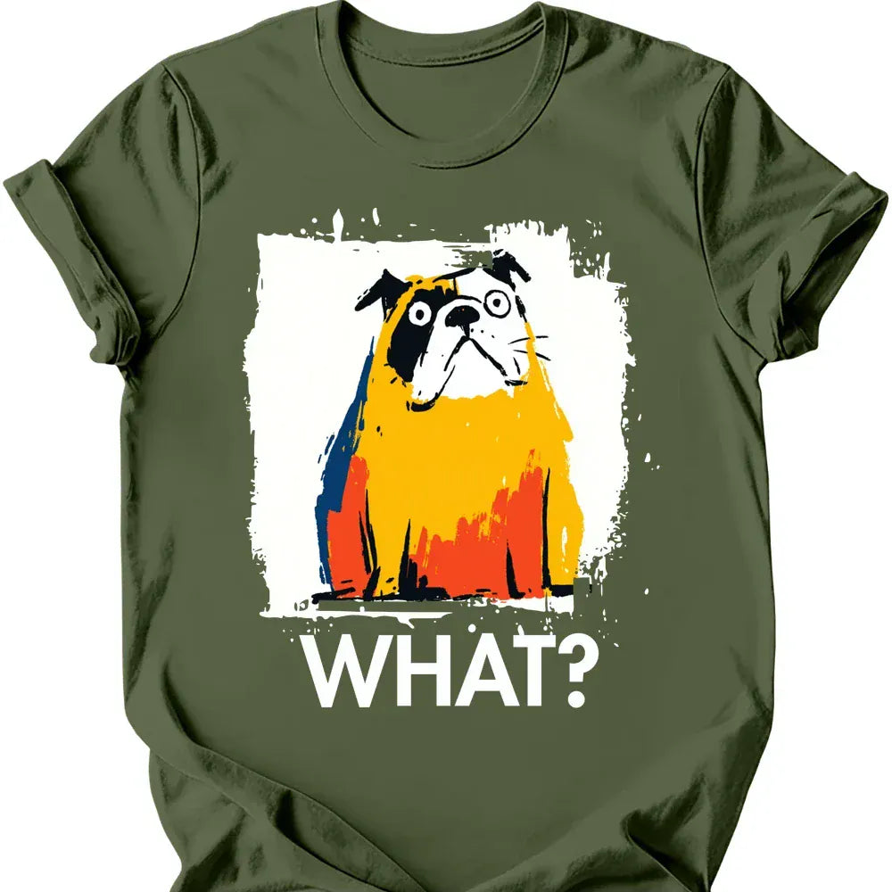 Bulldog what tee military green