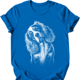Cavalier King Charles Spaniel - Tilted Dog T-Shirt