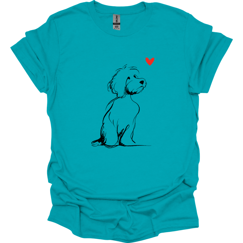 Cavapoo - Sketch Dog T-Shirt