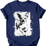 Chihuahua - Running Dog T-Shirt