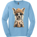Chinese Crested - Hipster Dog Long Sleeve
