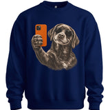 Chocolate Labrador - Selfie Dog Sweater