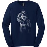 Chocolate Labrador - Tilted Dog Long Sleeve