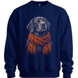Chocolate Labrador - Winter Dog Sweater