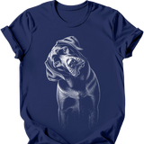 Chocolate Labrador - Tilted Dog T-Shirt