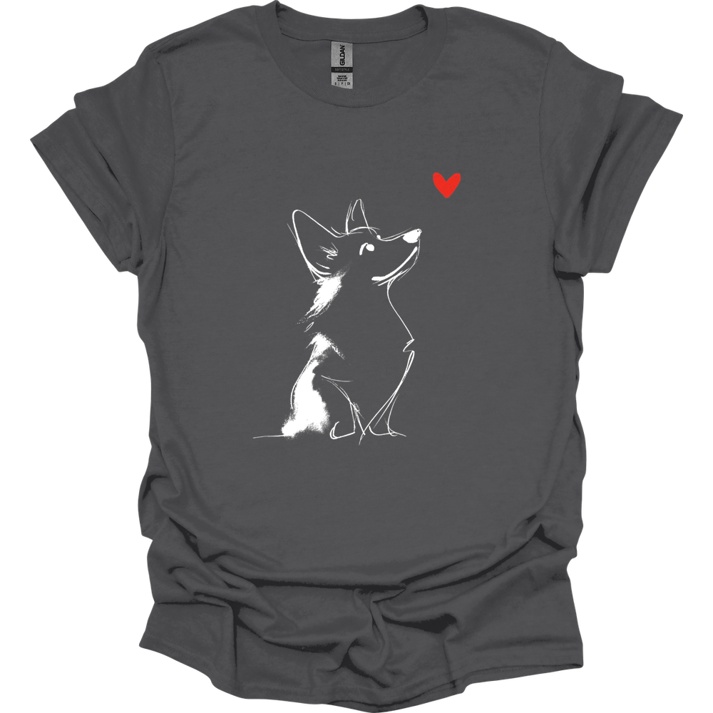 Corgi - Sketch Dog T-Shirt