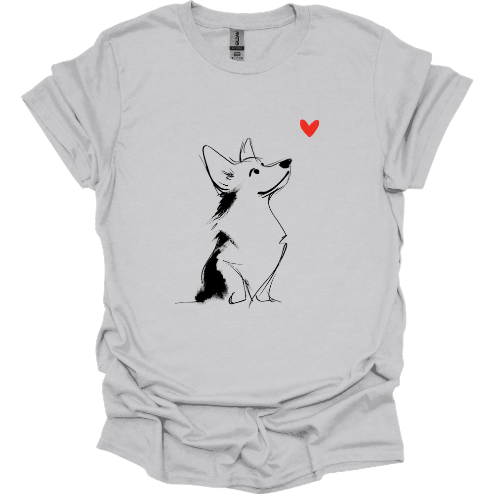 Corgi - Sketch Dog T-Shirt