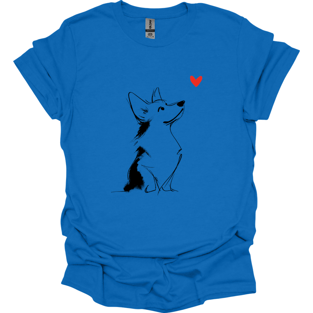 Corgi - Sketch Dog T-Shirt