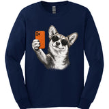 Corgi - Selfie Dog Long Sleeve