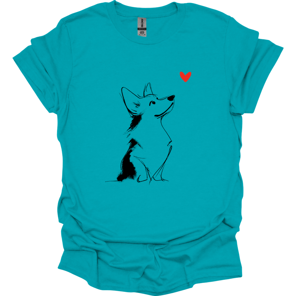 Corgi - Sketch Dog T-Shirt