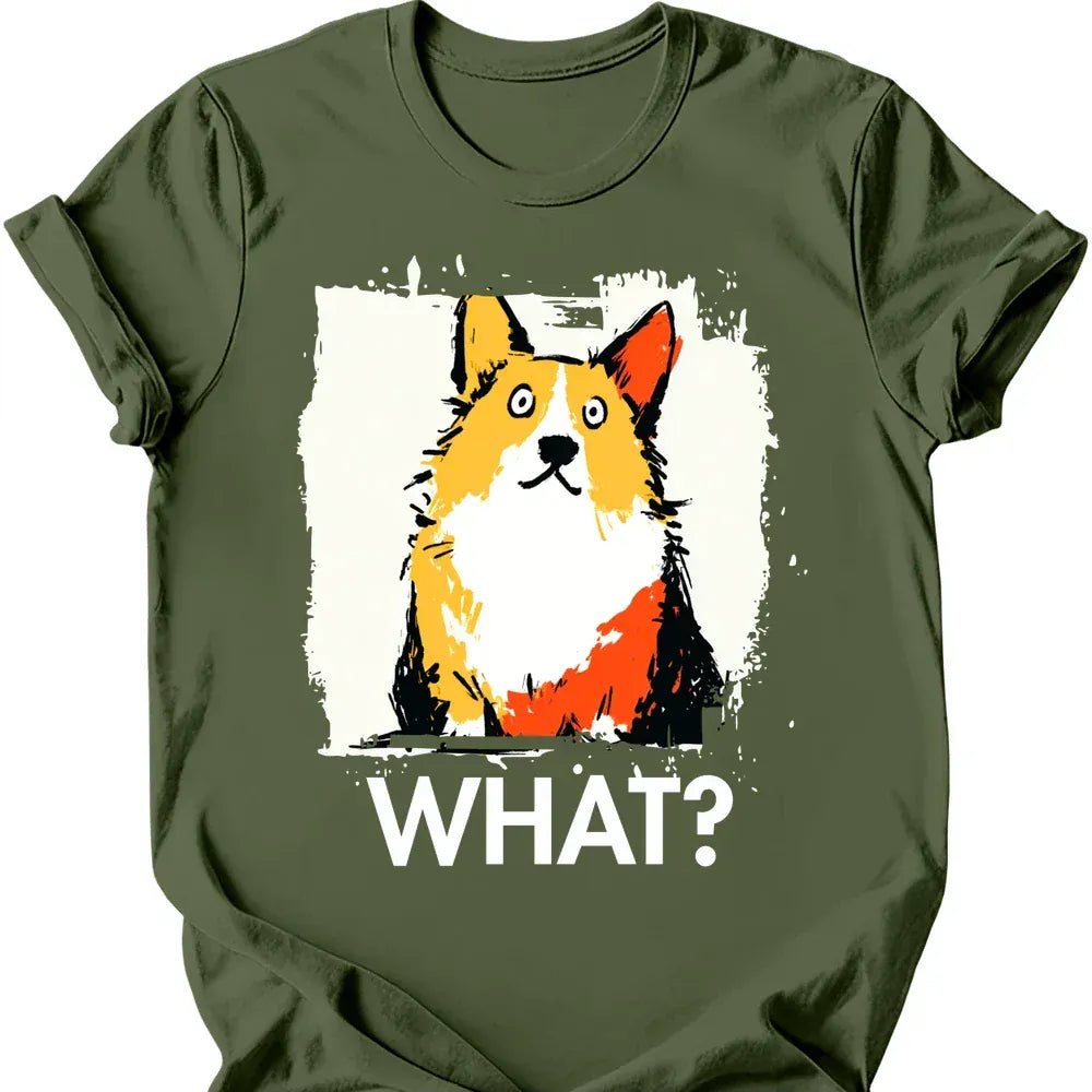 Corgi what tee military green