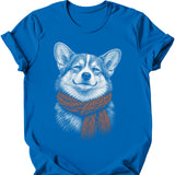 Corgi - Winter Dog T-Shirt
