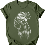Dachshund - Tilted Dog T-Shirt