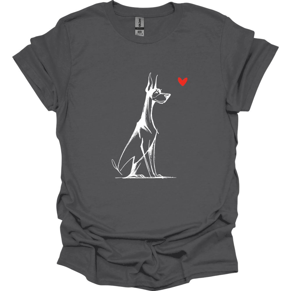Doberman - Sketch Dog T-Shirt