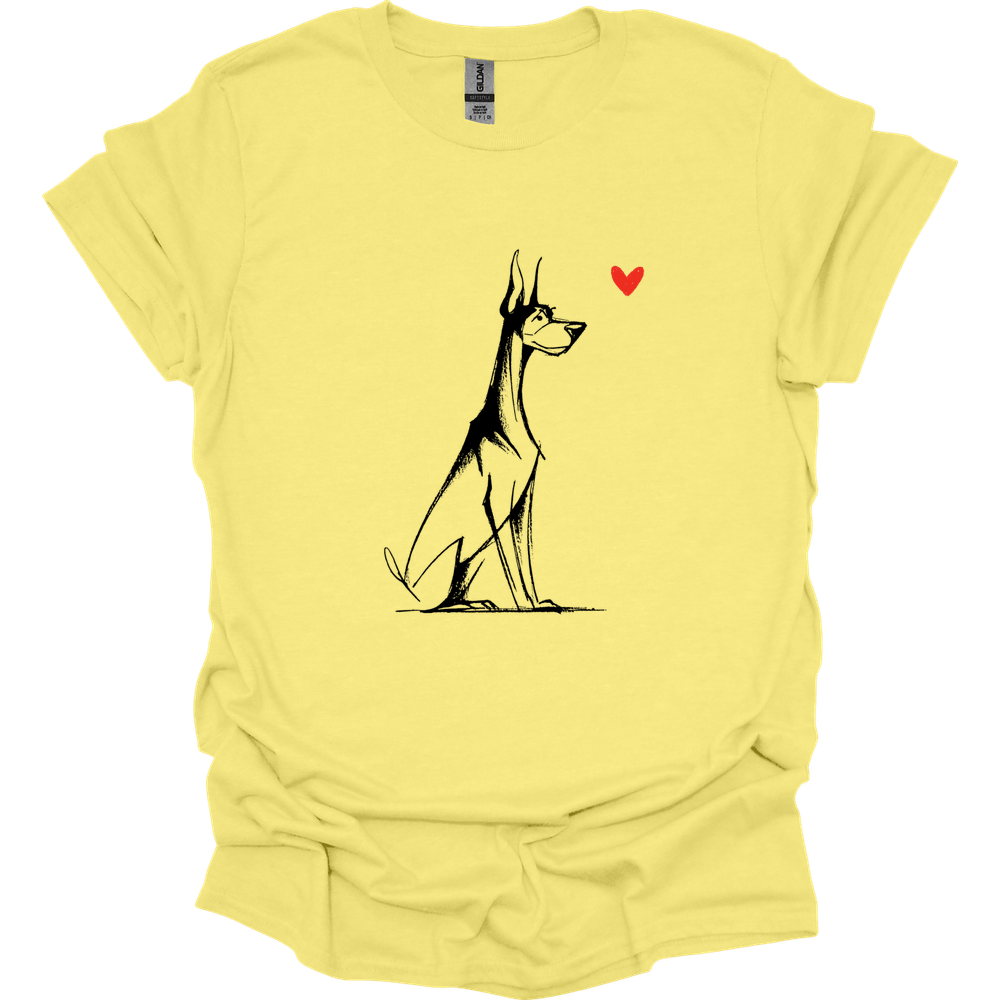 Doberman - Sketch Dog T-Shirt