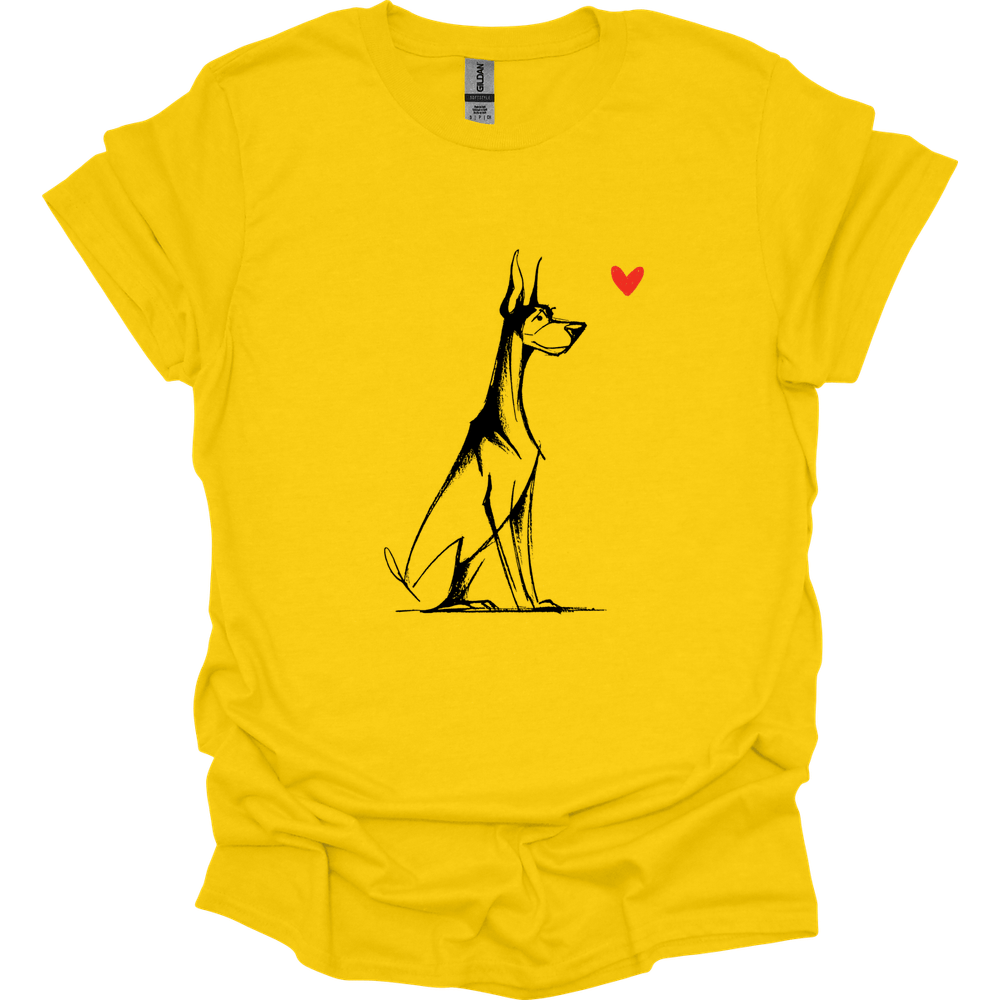 Doberman - Sketch Dog T-Shirt