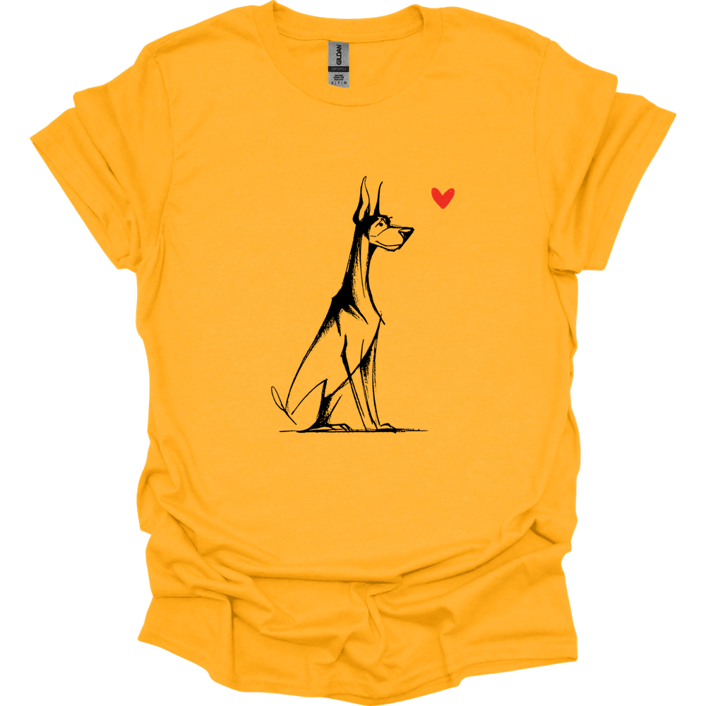 Doberman - Sketch Dog T-Shirt