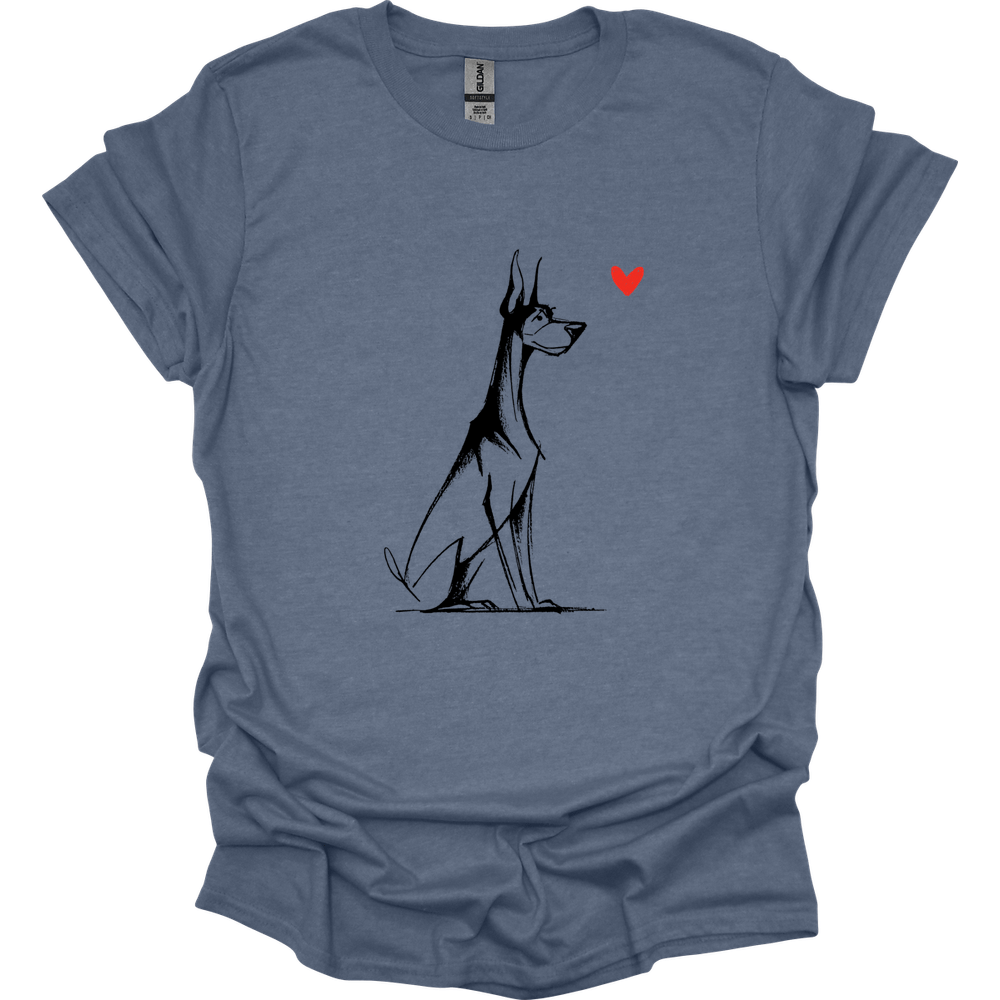 Doberman - Sketch Dog T-Shirt
