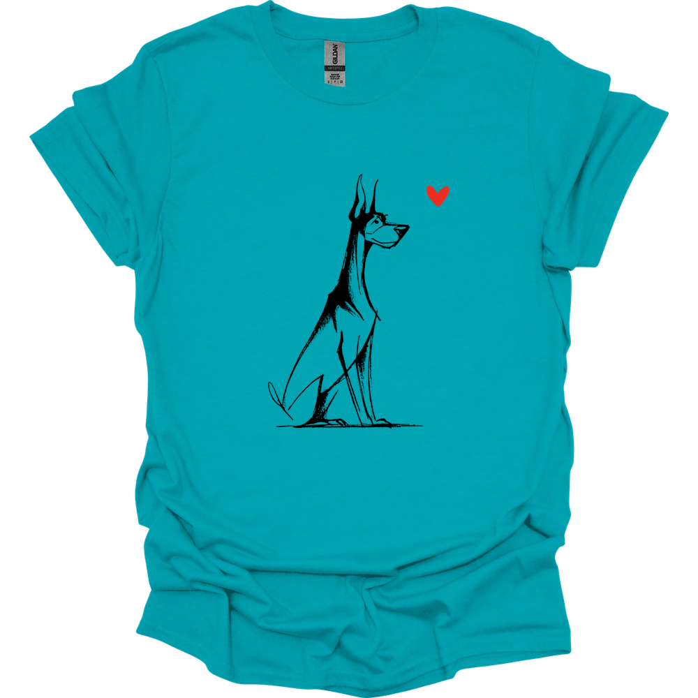 Doberman - Sketch Dog T-Shirt