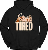 English Setter - Tired Dog Hoodie