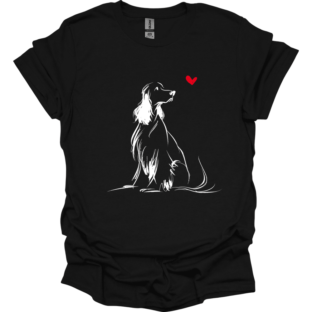 English Springer Spaniel - Sketch Dog T-Shirt