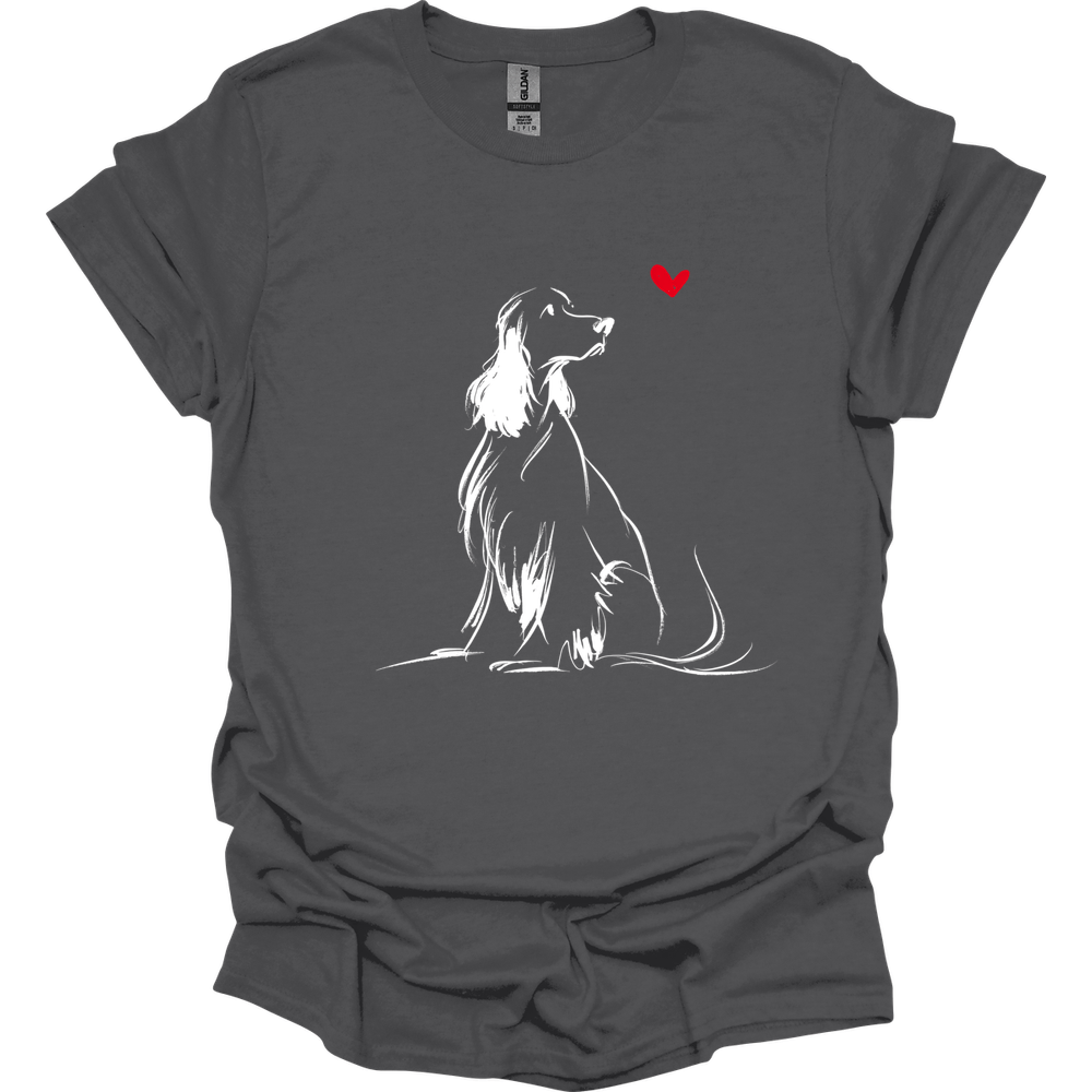 English Springer Spaniel - Sketch Dog T-Shirt